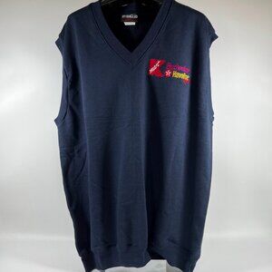 UltraClub Vintage Kmart Budweiser Havoline Racing V-Neck Vest